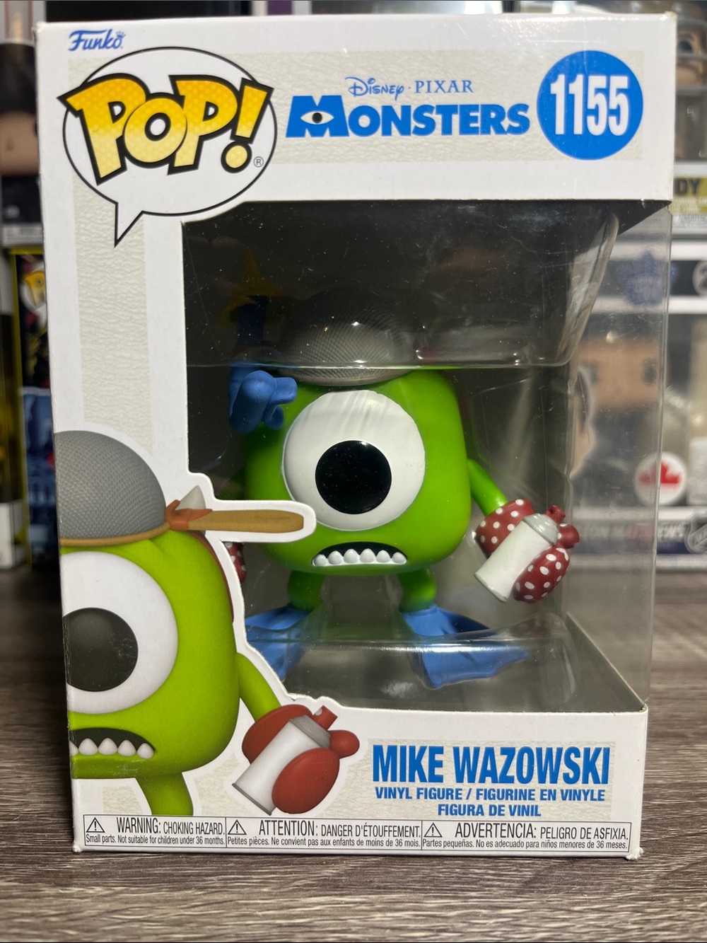 Funko Mike Wazowski Pop! Vinyl Figure - Green, Blue, White, Red